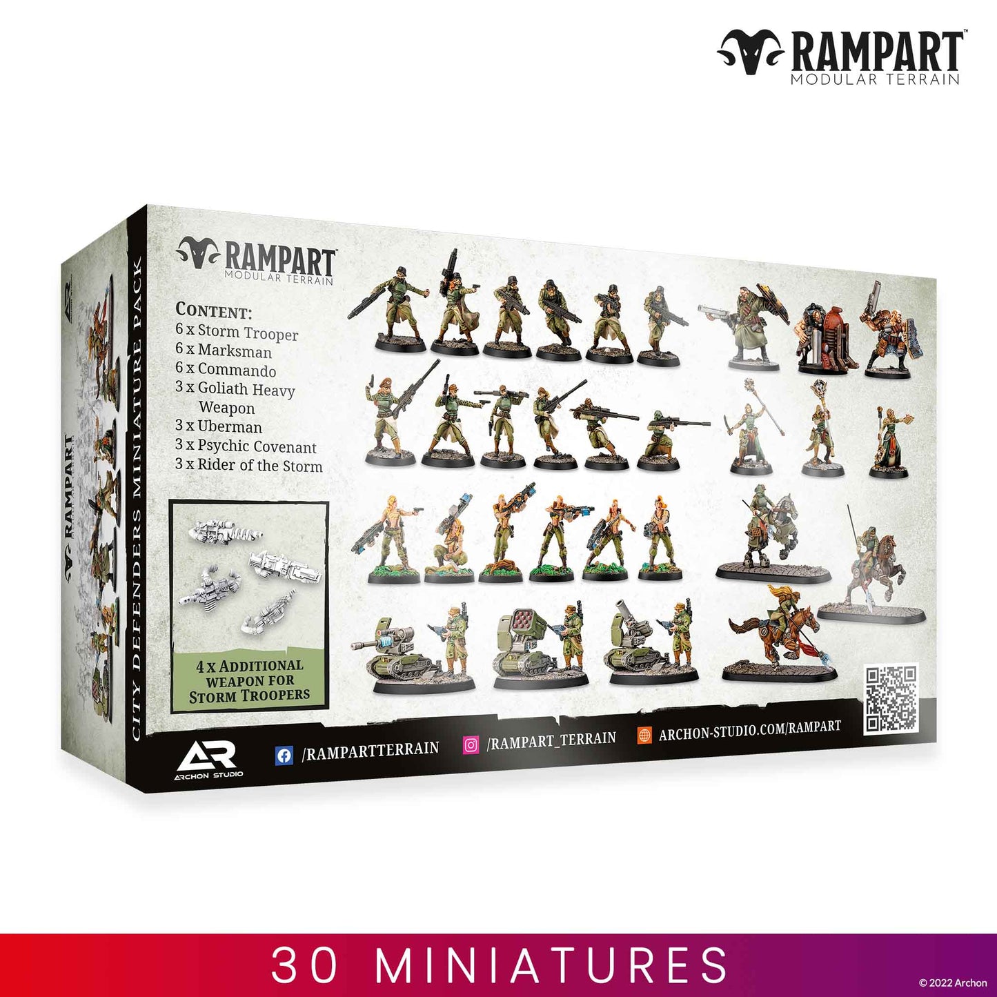 Rampant: City Defenders Pack de Miniaturas