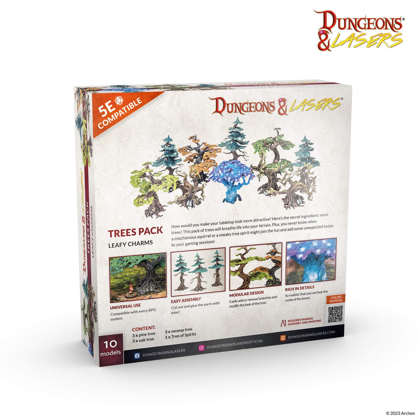 Dungeons and Lasers: Paquete de Arboles