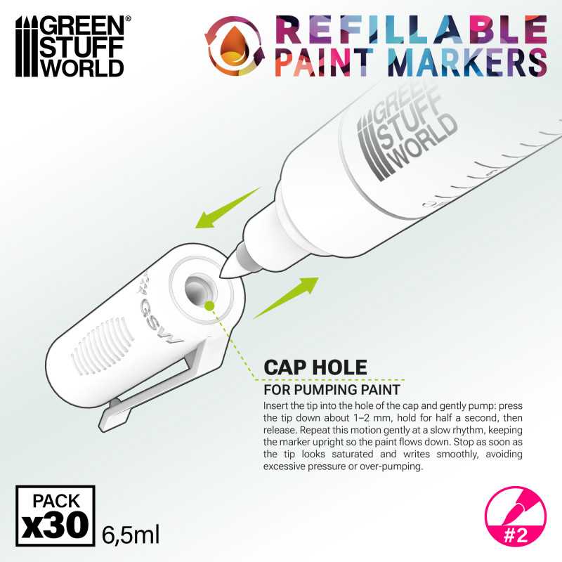 Caja Display Rotuladores recargables 2 (x30)