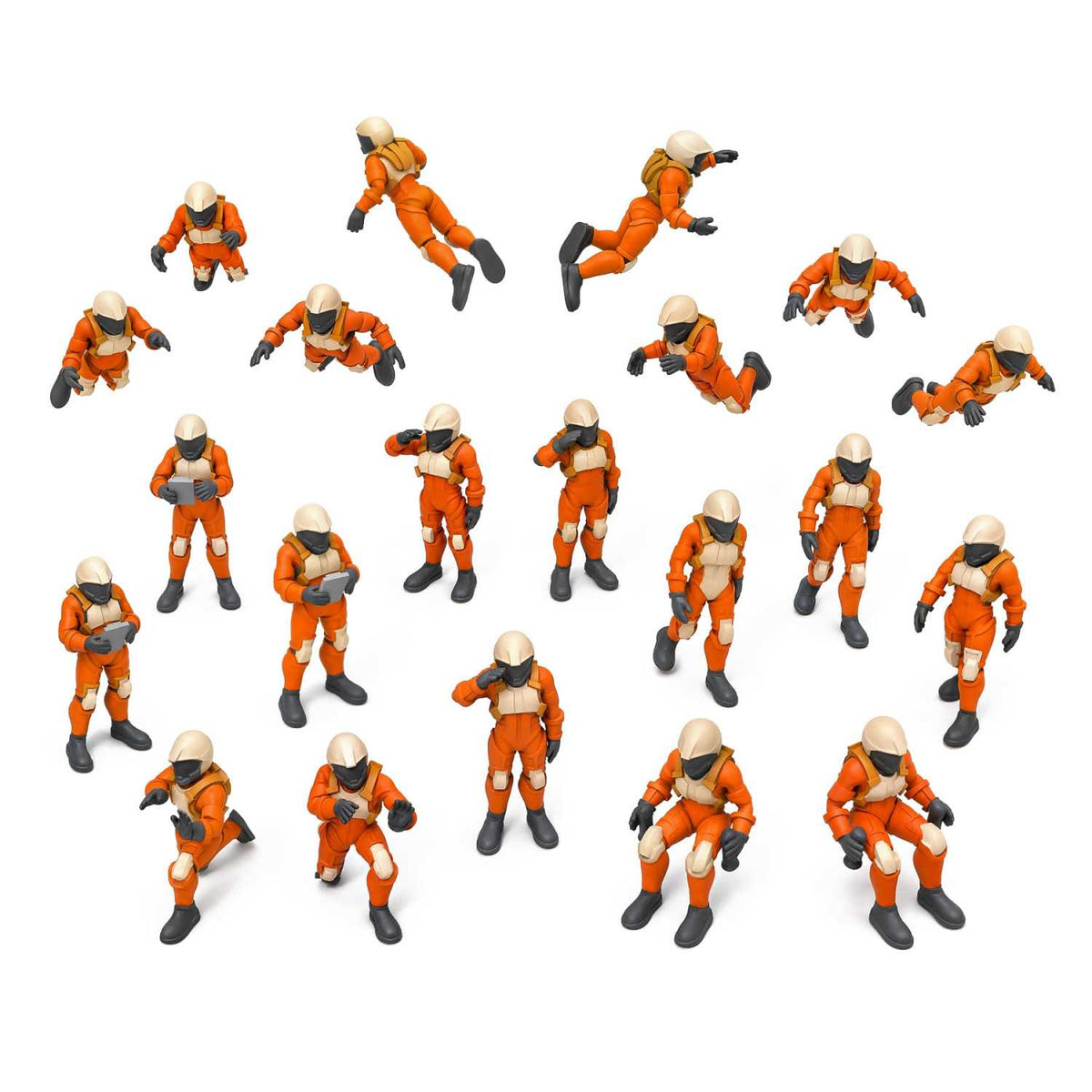 Figuras de astronautas 1:144