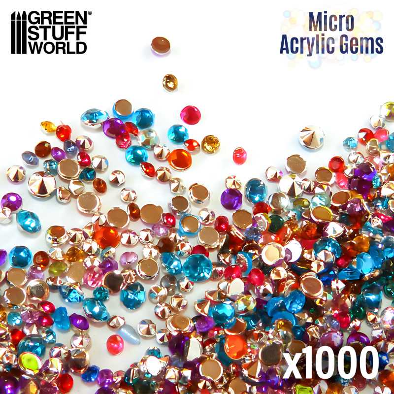 Micro Gemas Acrílicas
