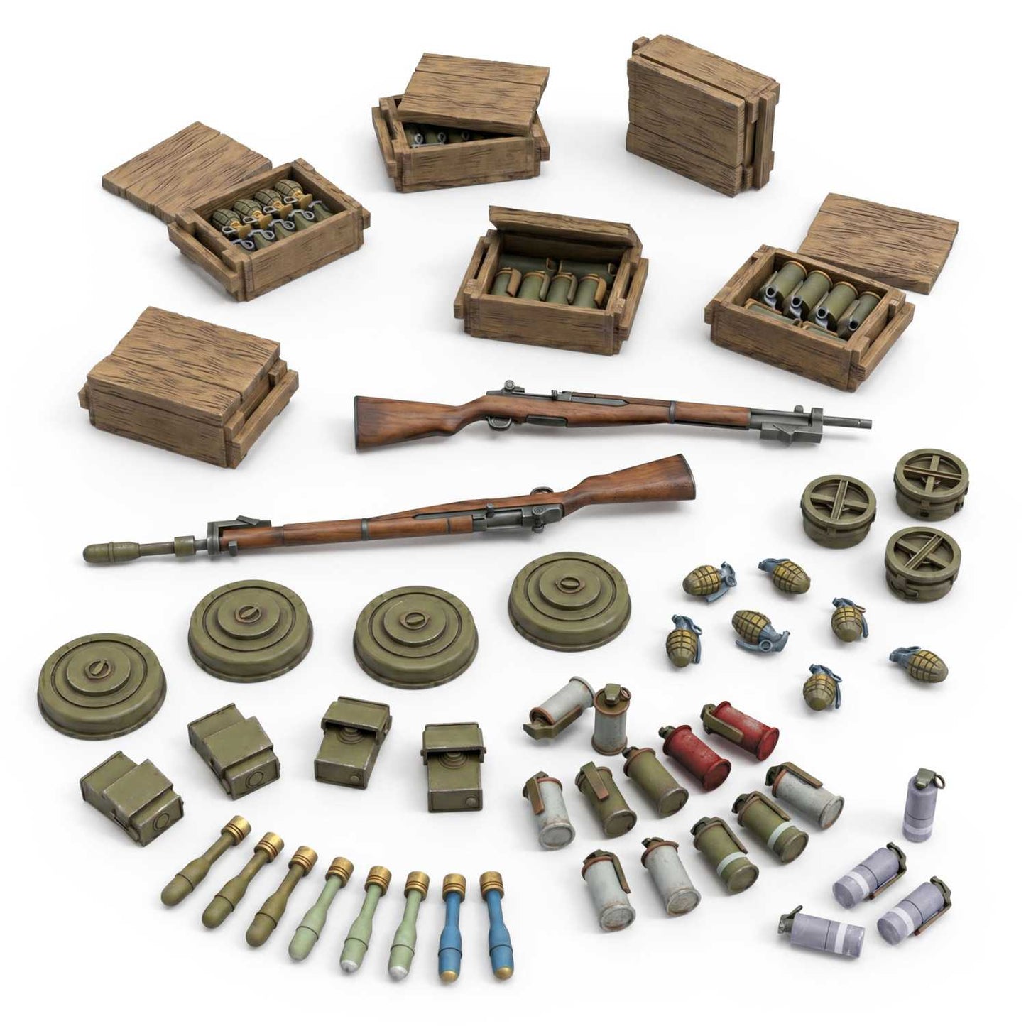 Granadas americanas WWII 1:35