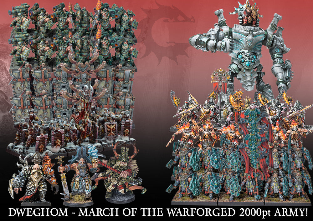 Dweghom March of the Warfoged paquete de 2000pt
