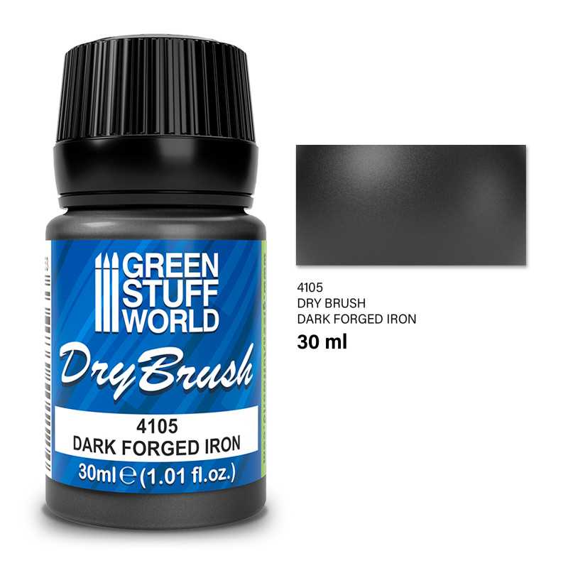 Pincel Seco Metálico - DARK FORGED IRON 30 ml