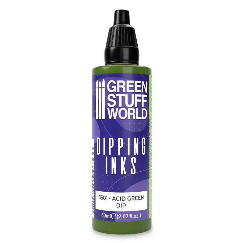 Pintura Dipping ink 60 ml - ACID GREEN DIP
