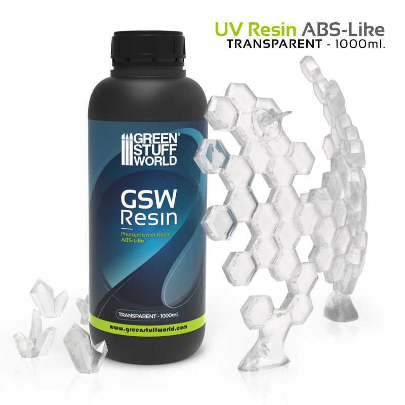 Resina 3D - ABS-like Transparente 1000ml