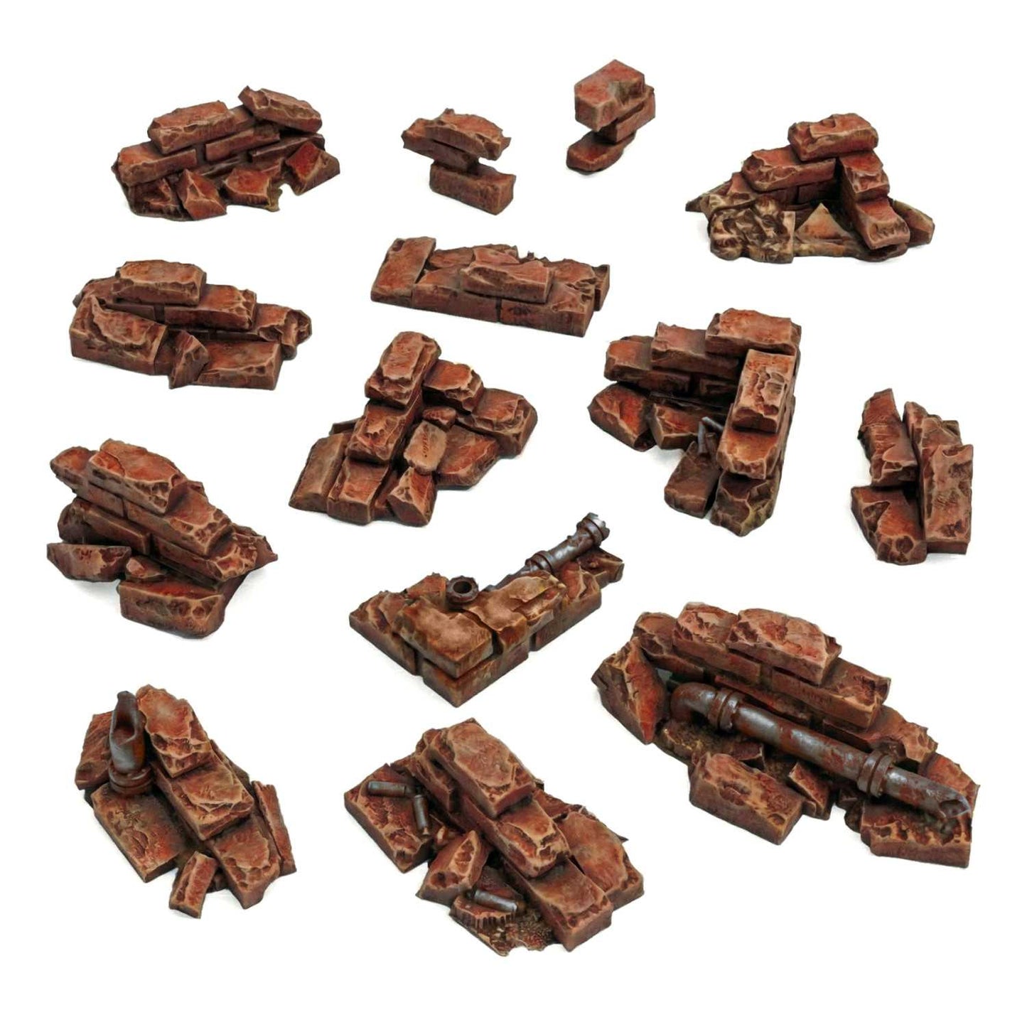 Ruinas de muros de ladrillo 1:48