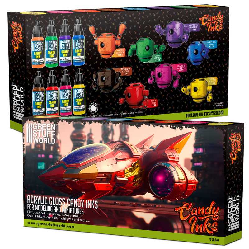 Set 8x Tintas Candy