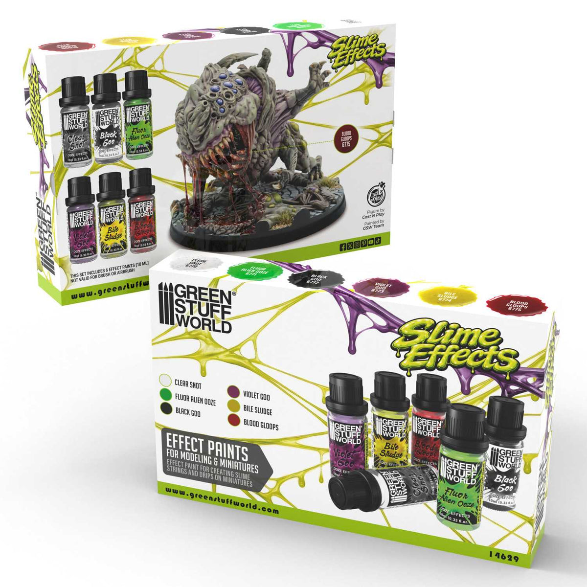 Set Pintura Efectos Slime
