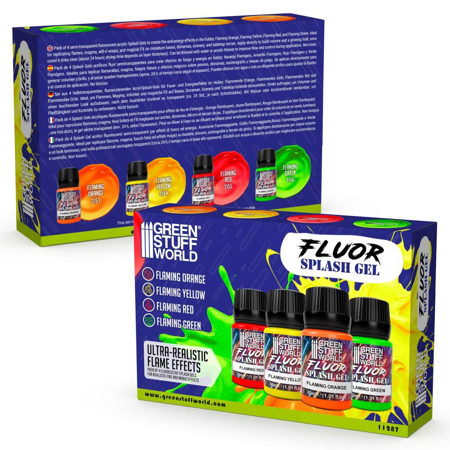Set Splash Gel Flamigero 30ml