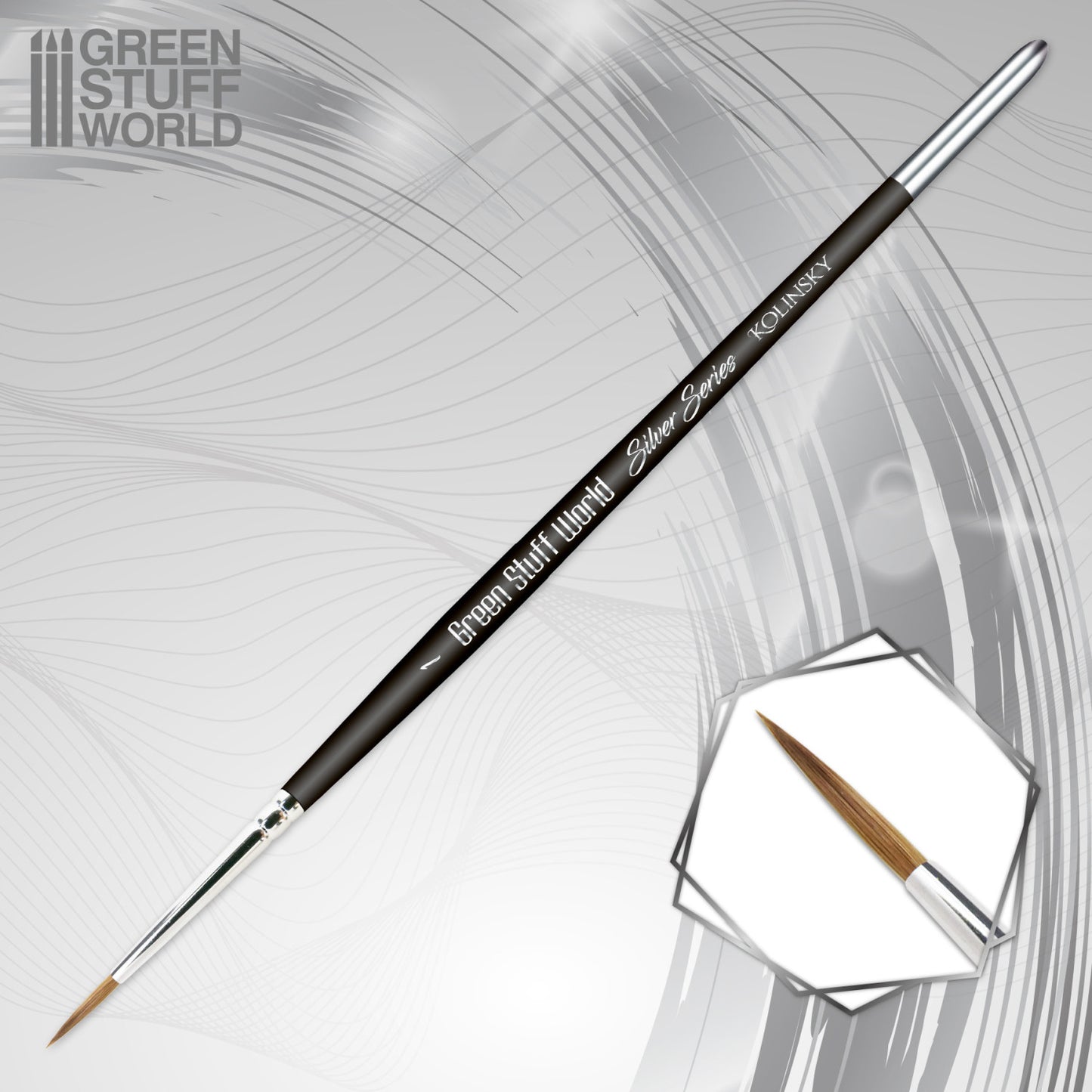 SILVER SERIES Pincel Kolinsky - 1