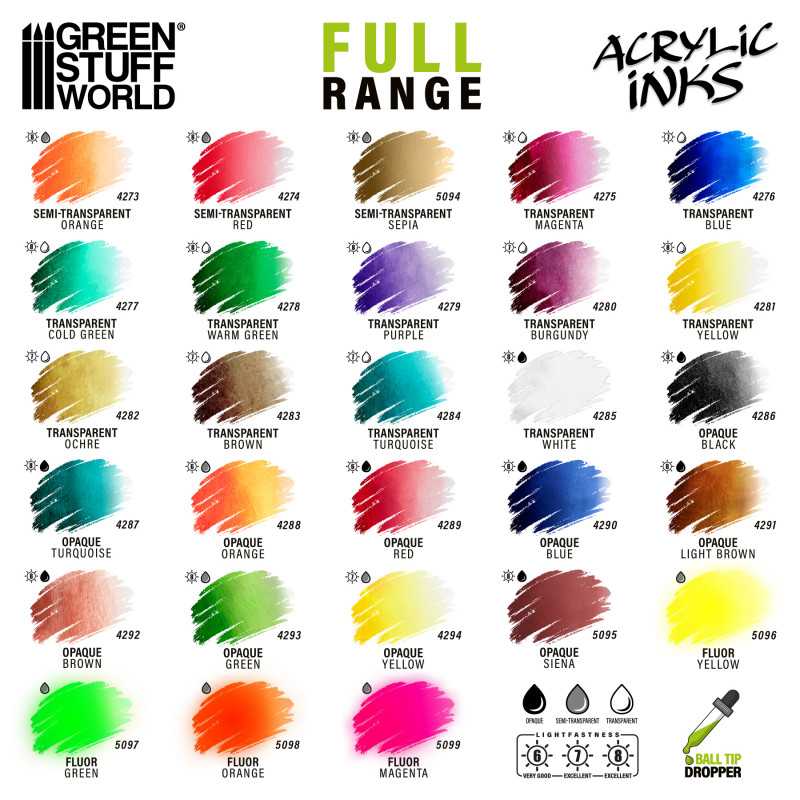 Tinta Acrílica Fluor - Verde