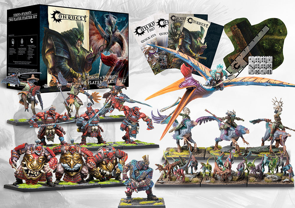 Conquest Two Player Starter Set - Yoroni vs W’adrhŭn