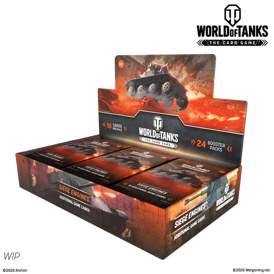World of Tanks TCG: BOOSTER DISPLAY: SIEGE ENGINES