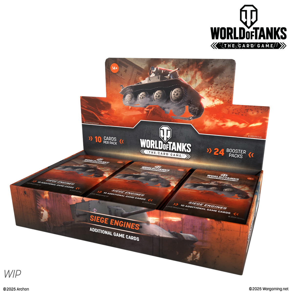 World of Tanks TCG: BOOSTER DISPLAY: SIEGE ENGINES