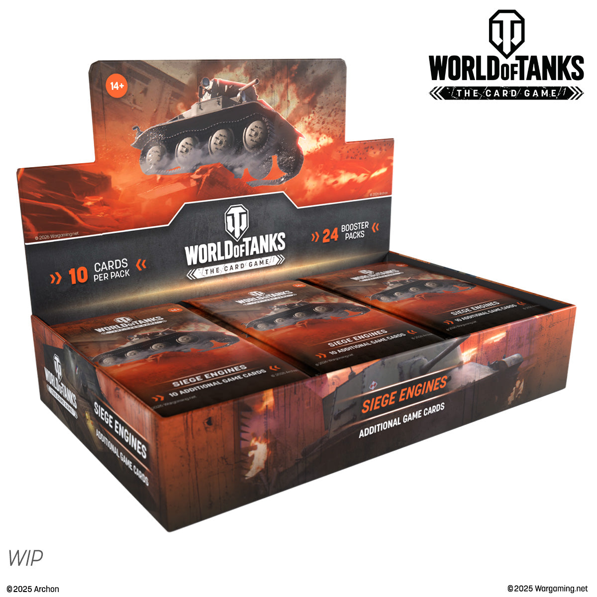 World of Tanks TCG: BOOSTER DISPLAY: SIEGE ENGINES