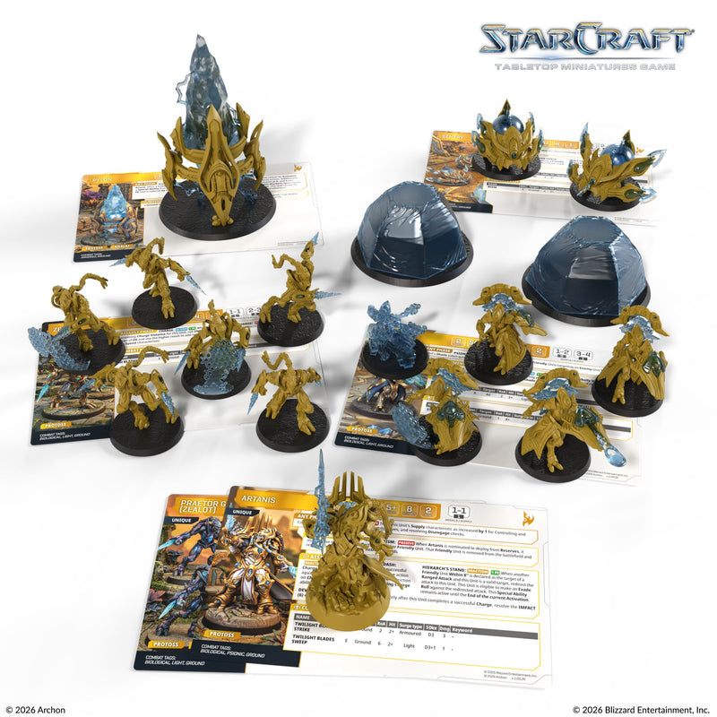 StarCraft The Miniature Game: Starter Protoss Edición Founders