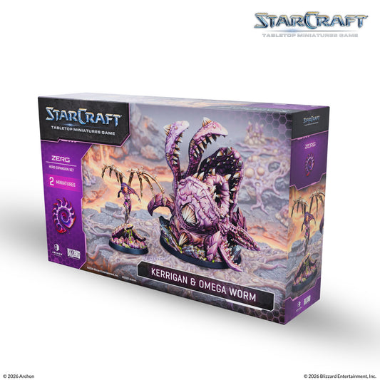 StarCraft The Miniature Game: Kerrigan y Omega Worm