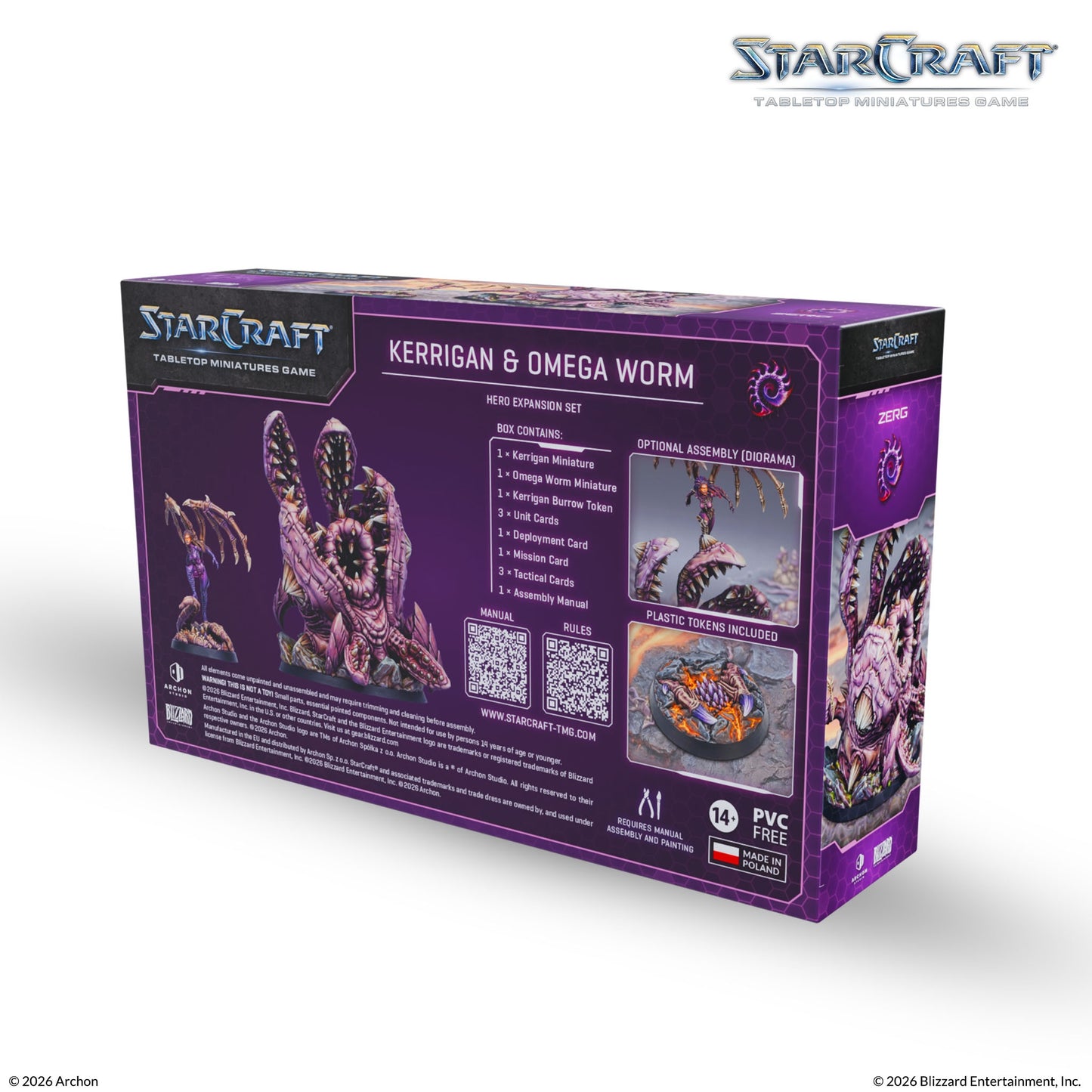 StarCraft The Miniature Game: Kerrigan y Omega Worm