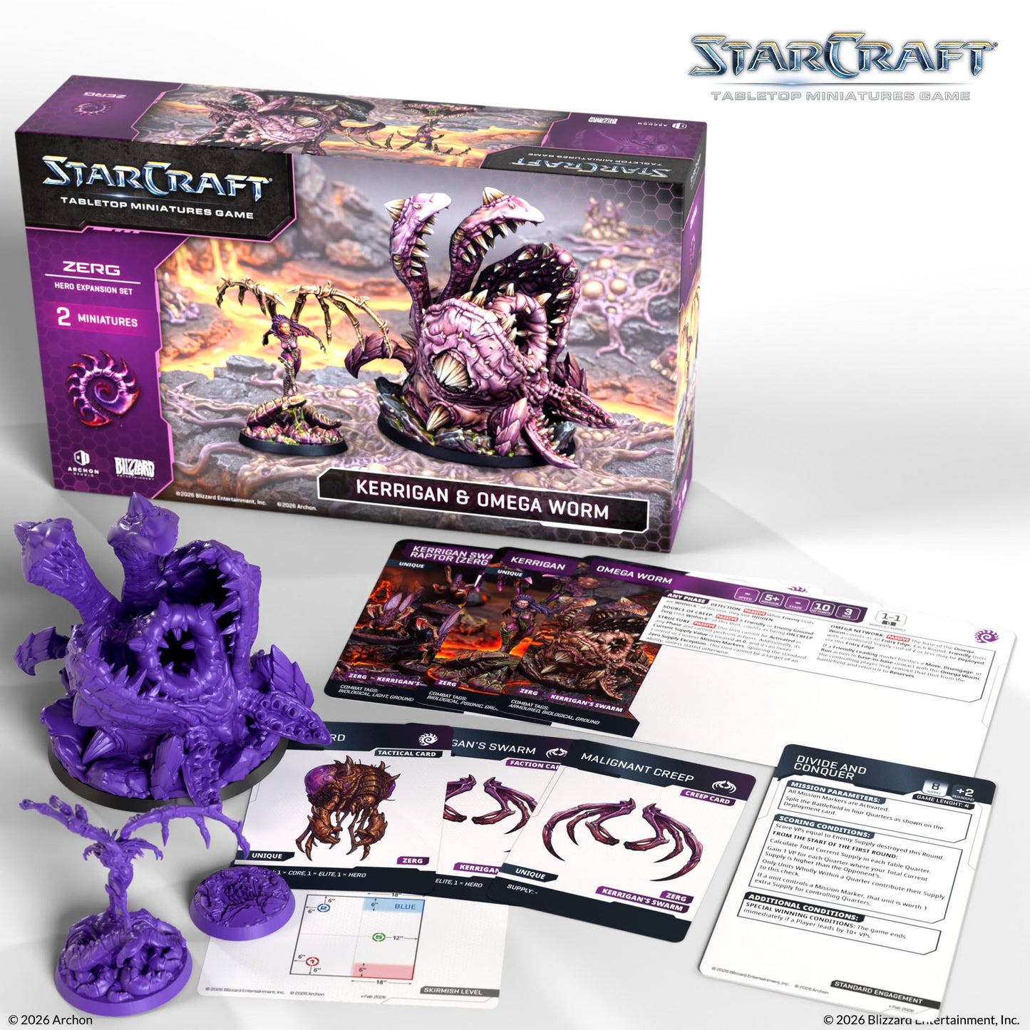 StarCraft The Miniature Game: Kerrigan y Omega Worm