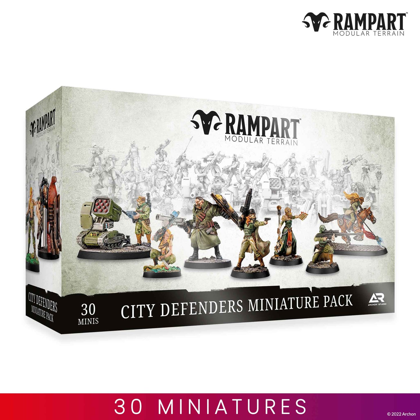 Rampant: City Defenders Pack de Miniaturas