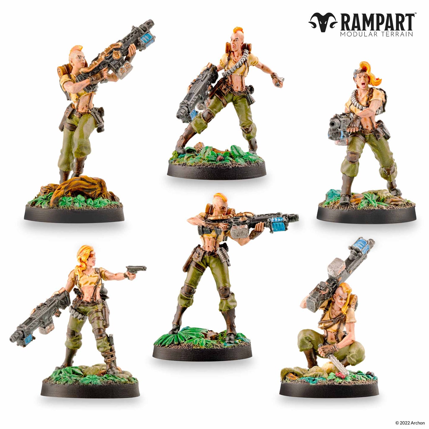 Rampant: City Defenders Pack de Miniaturas