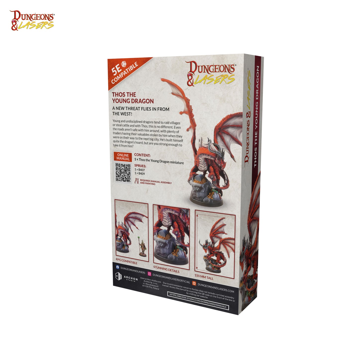 Dungeons and Lasers:  THOS THE YOUNG DRAGON