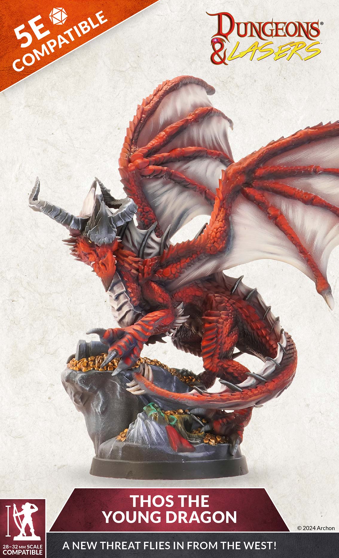 Dungeons and Lasers:  THOS THE YOUNG DRAGON