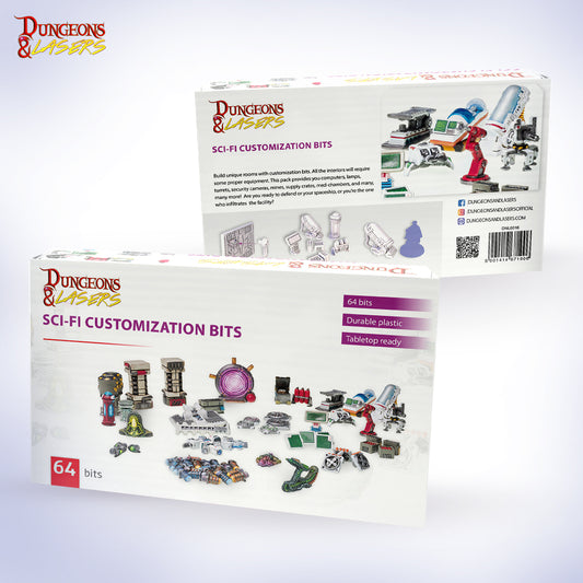Dungeons and Lasers: Bits Personalizados SCI-FI