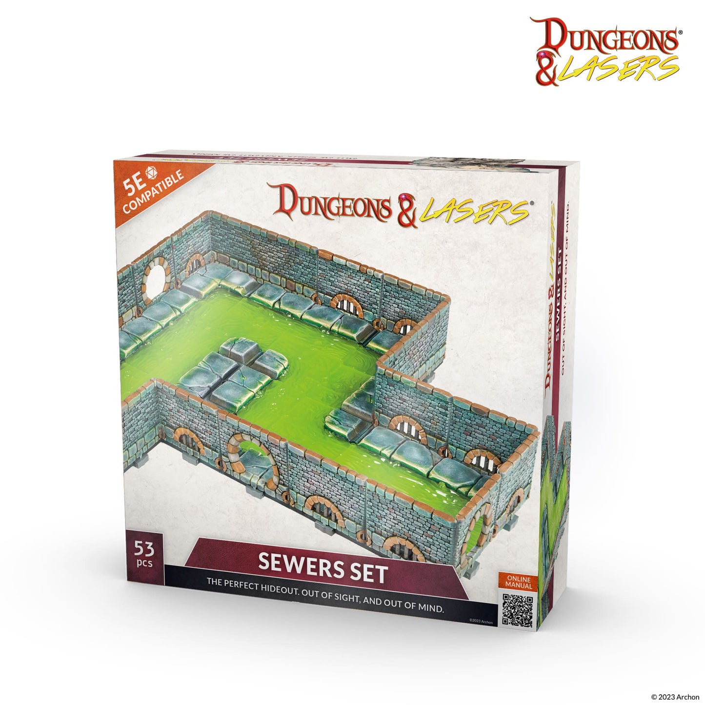Dungeons and Lasers: Set de Alcantarillas