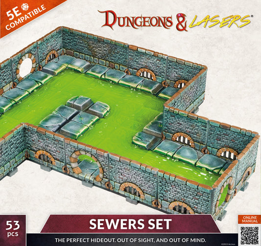 Dungeons and Lasers: Set de Alcantarillas