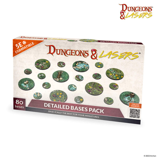 Dungeons and Lasers: Set de Bases detalladas