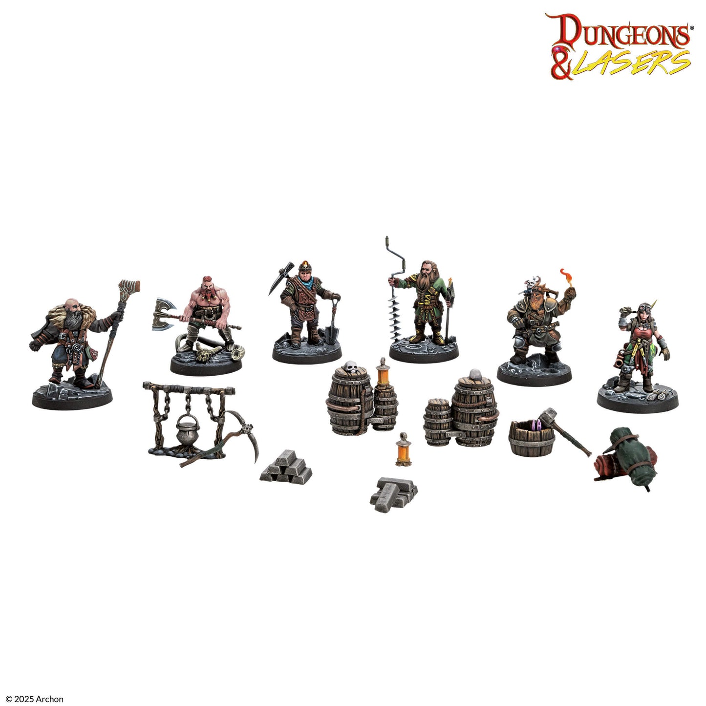 Dungeons and Lasers: Mineros Enanos