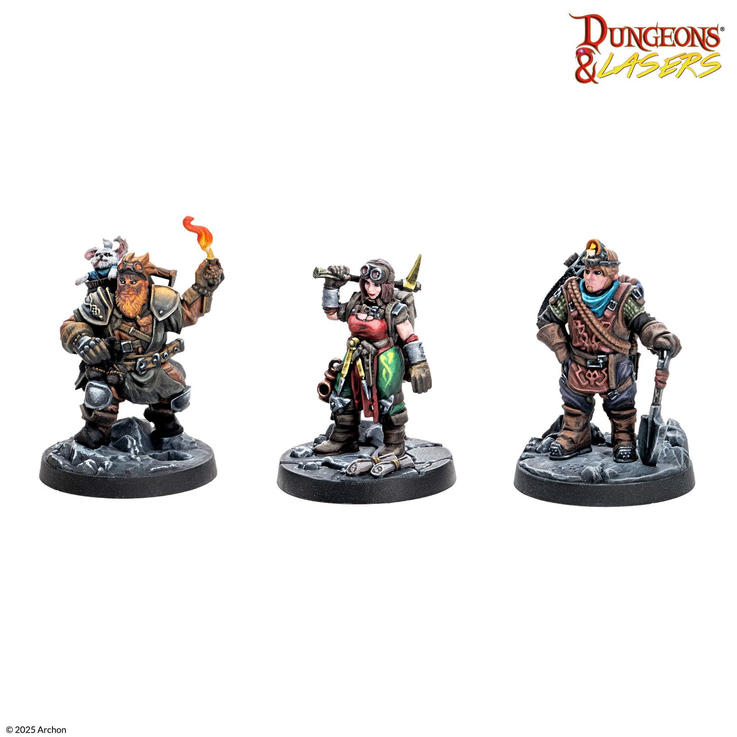 Dungeons and Lasers: Mineros Enanos
