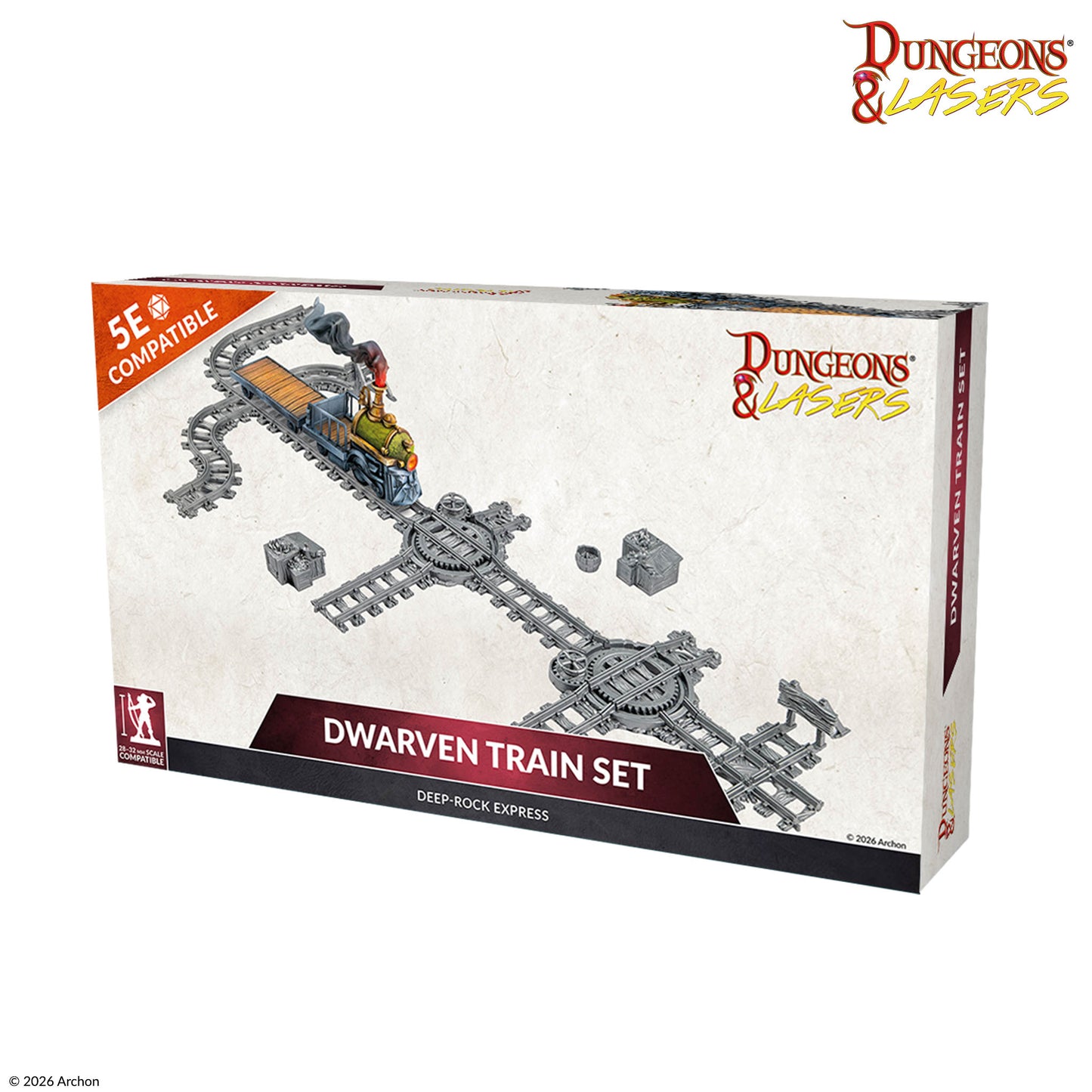 Dungeons and Lasers: Dwarven Train Set
