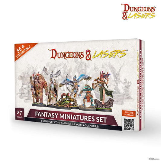 Dungeons and Lasers: Set de Miniaturas de Fantasía