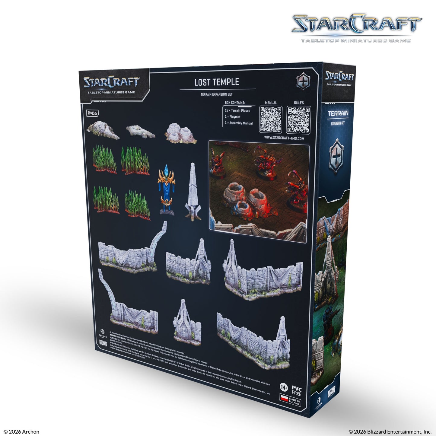 StarCraft The Miniature Game: Templo perdido Terreno