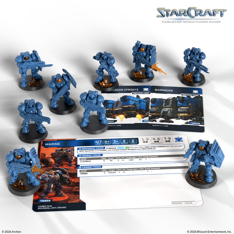 StarCraft The Miniature Game: Terran Marines