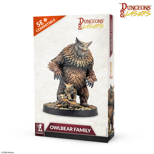 Dungeons and Lasers: OWLBEAR FAMILY