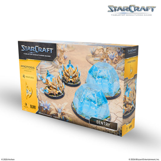 StarCraft The Miniature Game: Protoss Sentry y Escudo de Fuerza