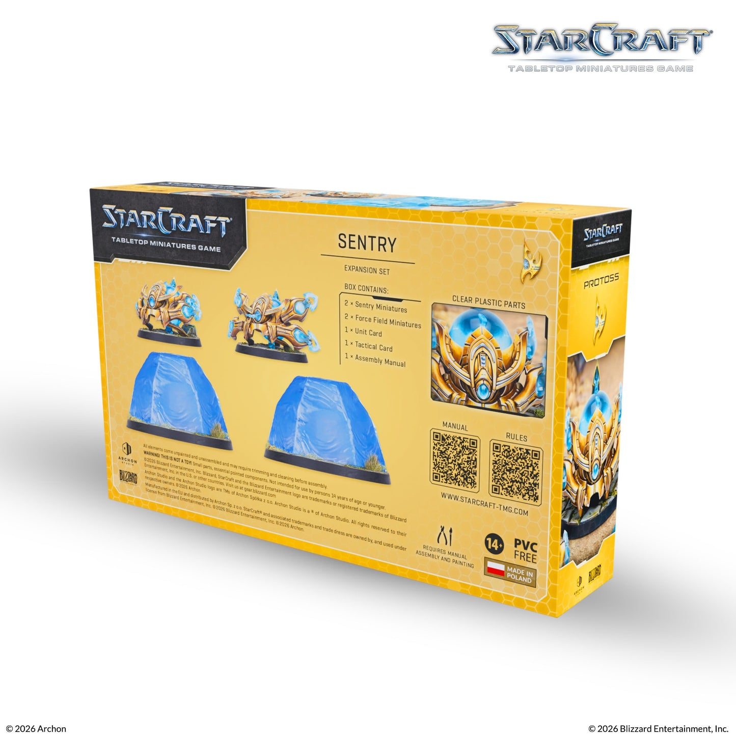 StarCraft The Miniature Game: Protoss Sentry y Escudo de Fuerza