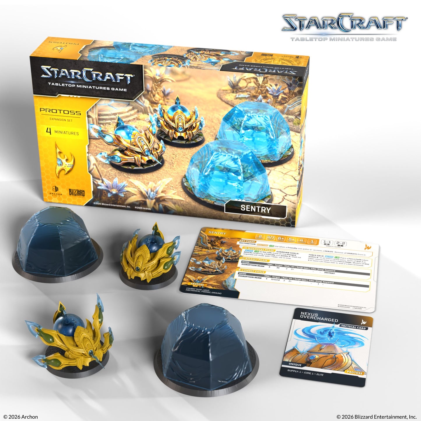 StarCraft The Miniature Game: Protoss Sentry y Escudo de Fuerza