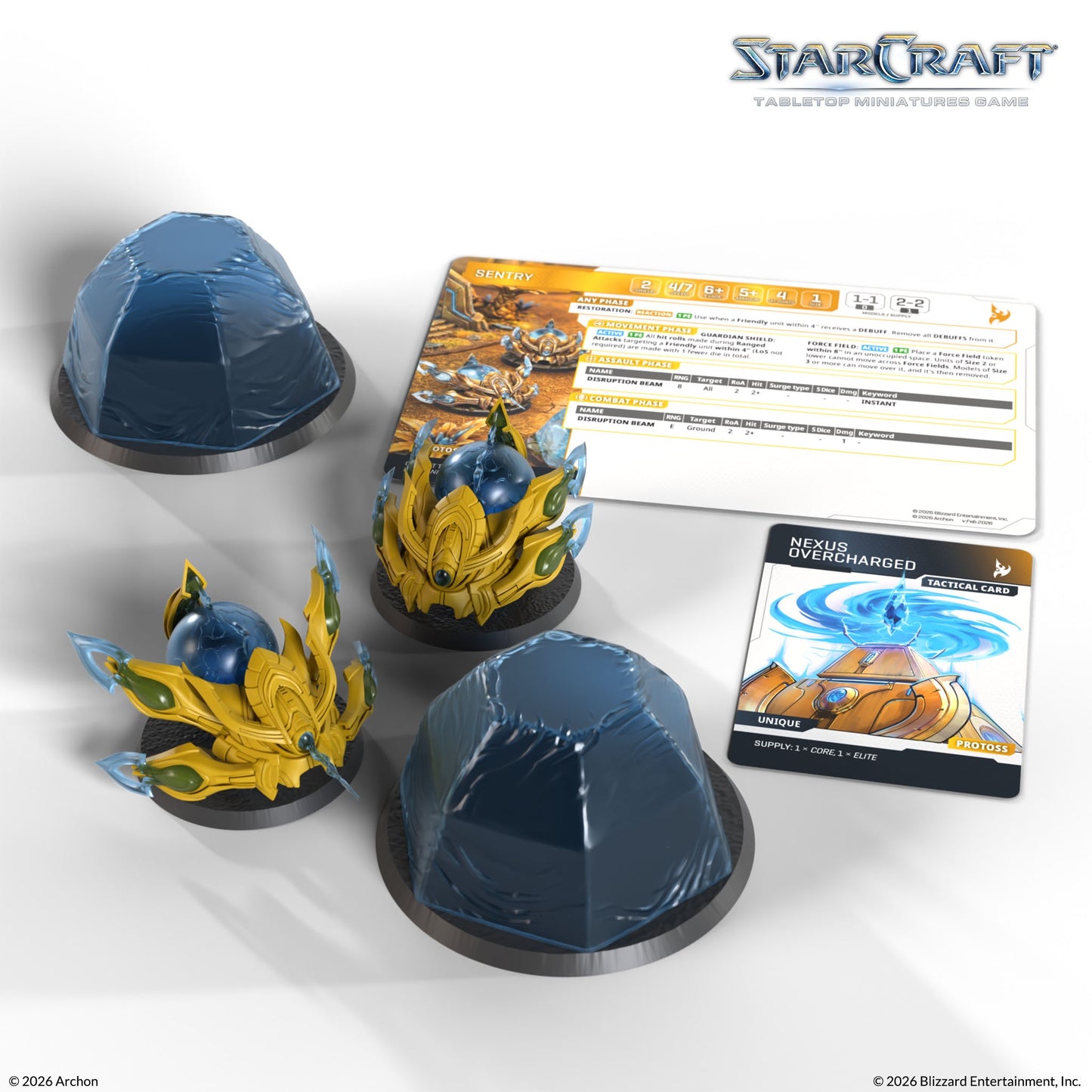 StarCraft The Miniature Game: Protoss Sentry y Escudo de Fuerza