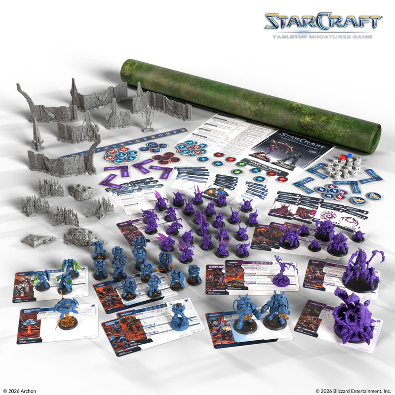 StarCraft The Miniature Game: Starter Terran vs Zerg Edición Founders