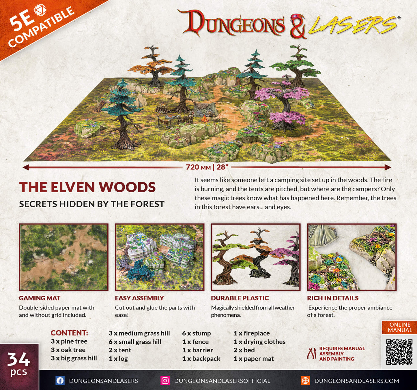 Dungeons and Lasers: El Bosque Elfico