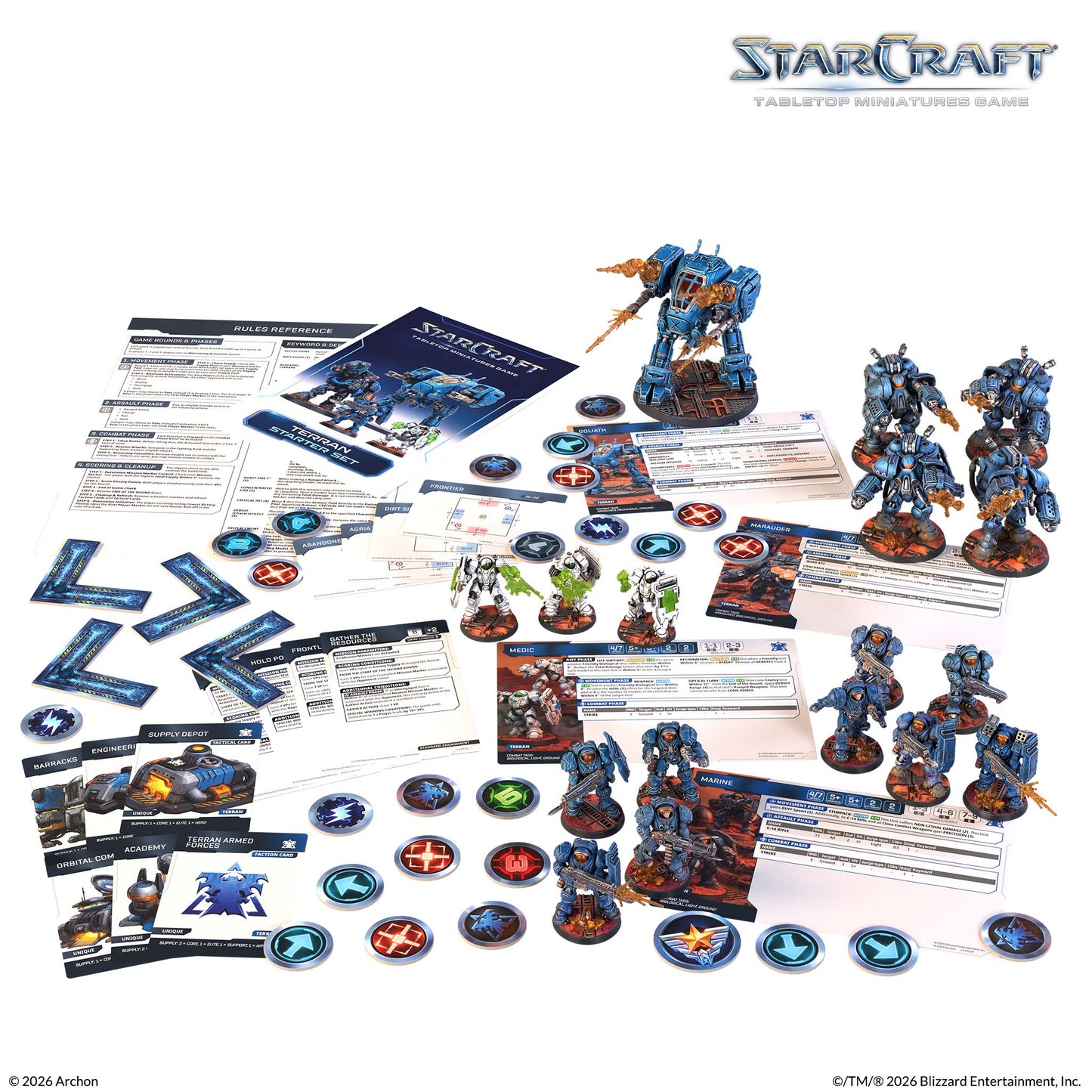StarCraft The Miniature Game: Starter Set Terran