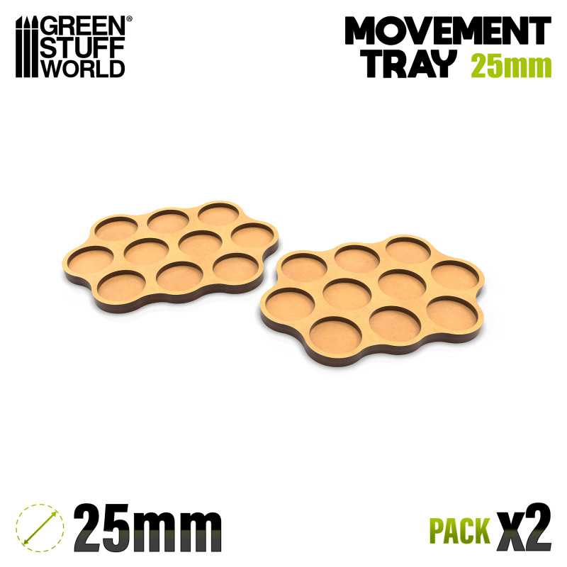 Bandejas de Movimiento DM - Skirmish 25mm 3x4x3