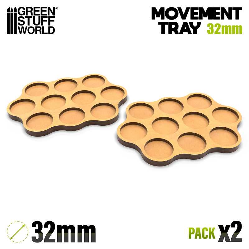 Bandejas de Movimiento DM - Skirmish 32mm 3x4x3