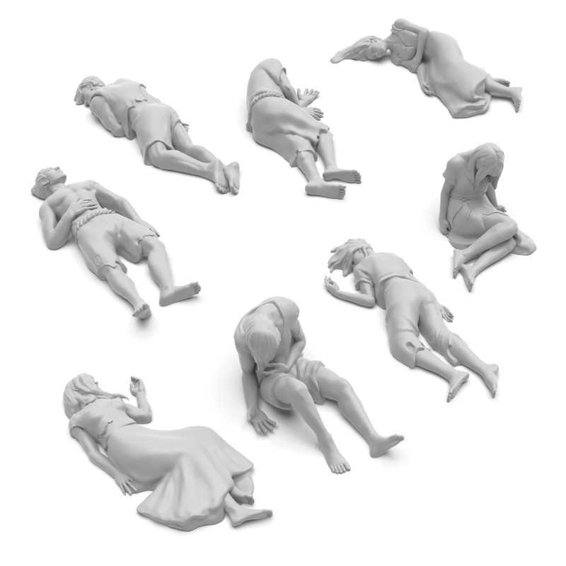 Cadáveres humanos 1:48