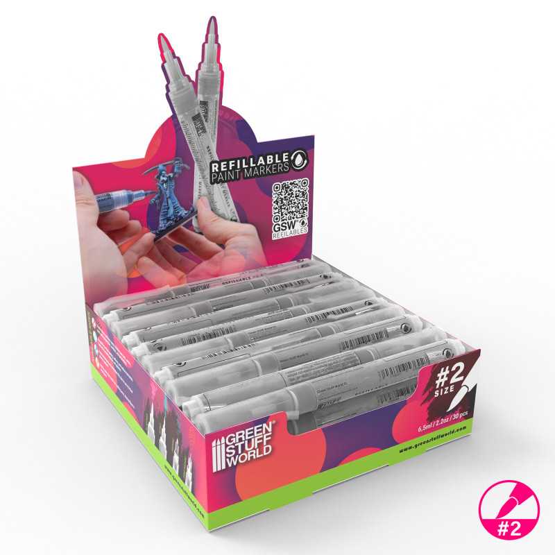 Caja Display Rotuladores recargables 2 (x30)